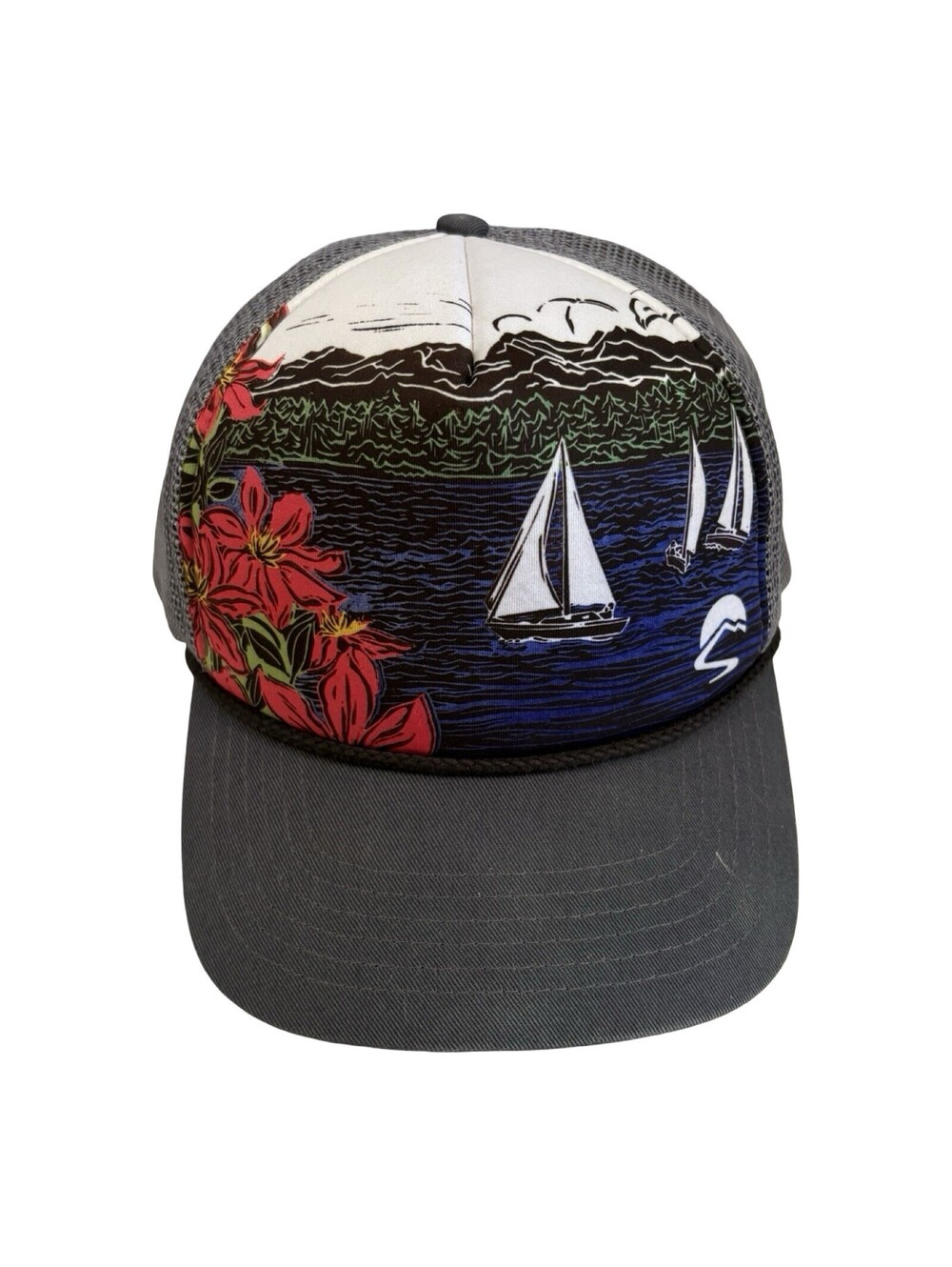 Sunday Afternoons Ball Cap Unisex Snapback Artist Series Sailboats Trucker Hat